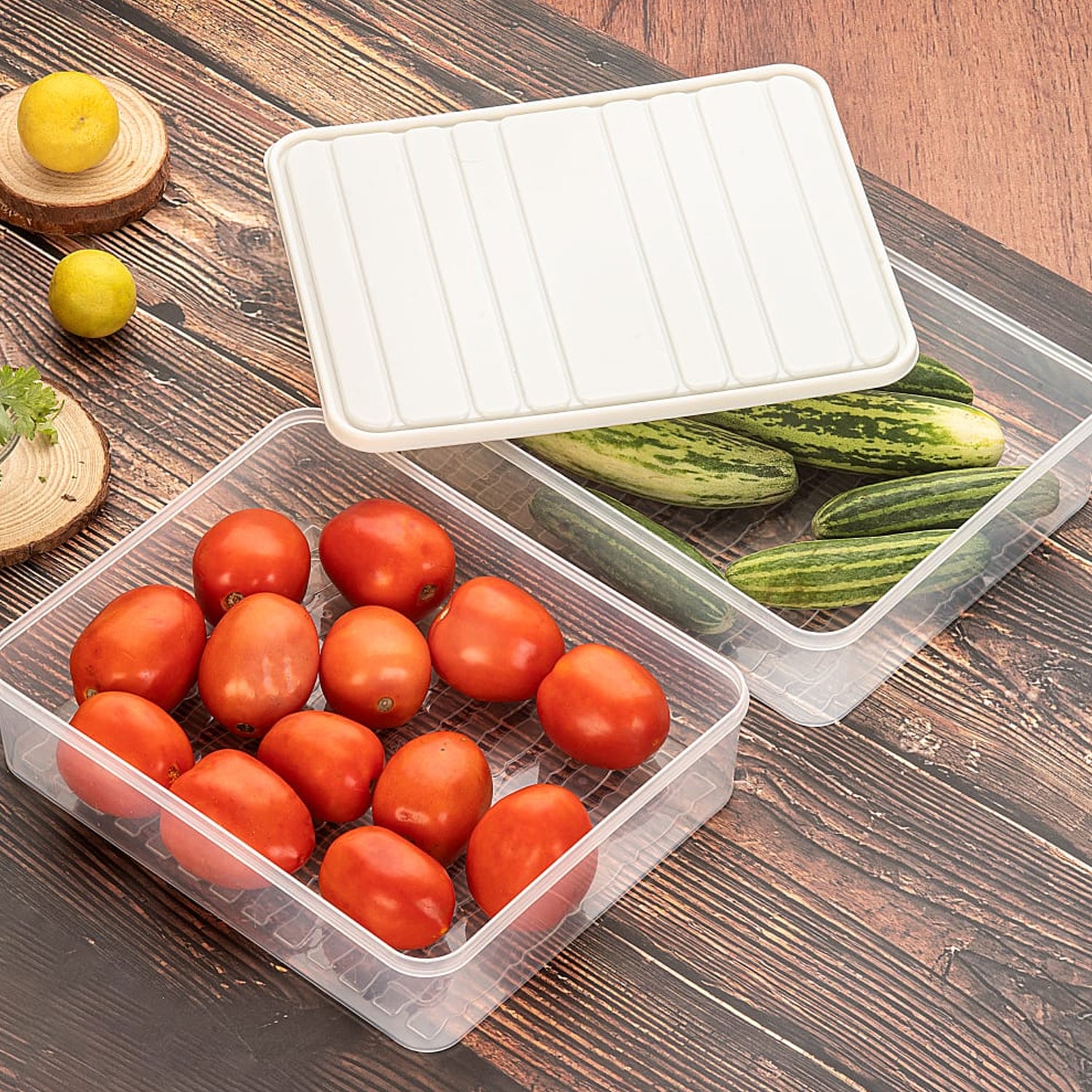 5637 Plastic Food Storage Container For Fridge Fridge Storage Boxes With Lid Stackable Fridge Storage Containers Freeze Organizer Items And Storage Vegetable Storage Box For Fridge (3 Pcs Set) 5637 Plastic Food Storage Container For Fridge Fridge Storage Boxes With Lid Stackable Fridge Storage Containers Freeze Organizer Items And Storage Vegetable Storage Box For Fridge (3 Pcs Set)
